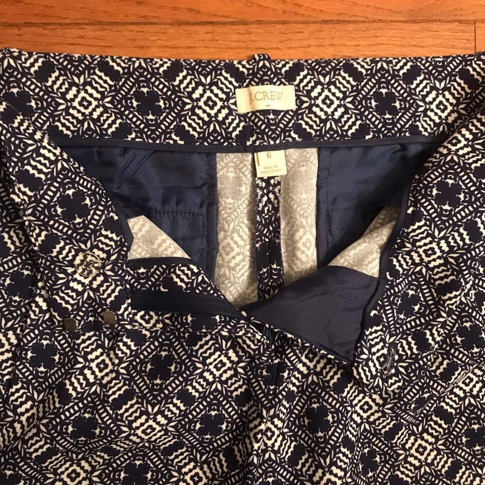 J.Crew Pleated Patterned Trouser - image 6